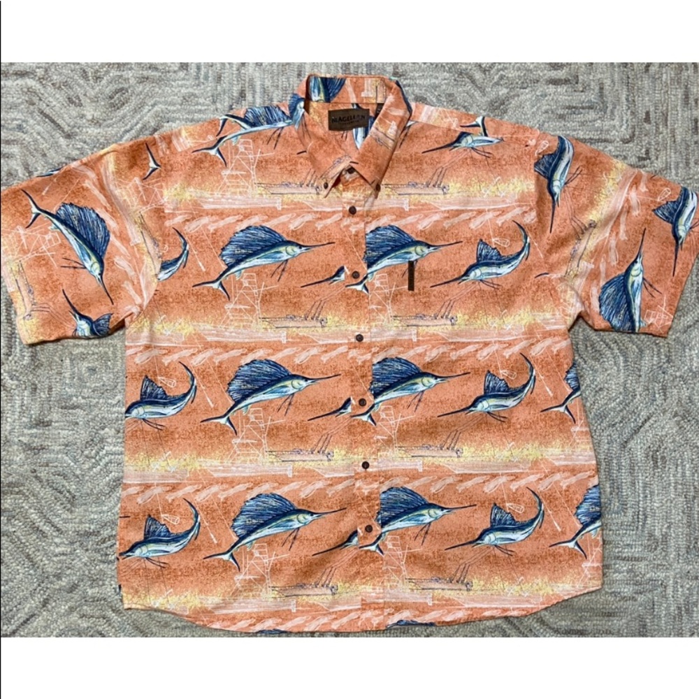 Magellan Men’s Shirt with button down collar size XXL